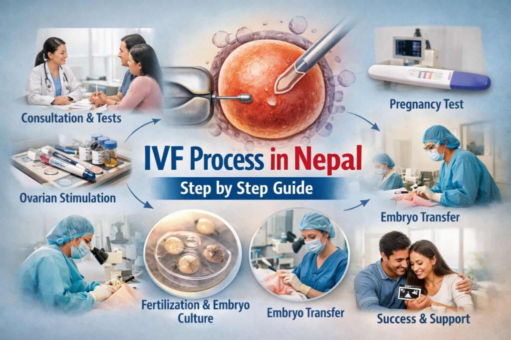 IVF Process in Nepal: Step-by-Step Guide and Timeline for 2026 by Sishu Fertility.