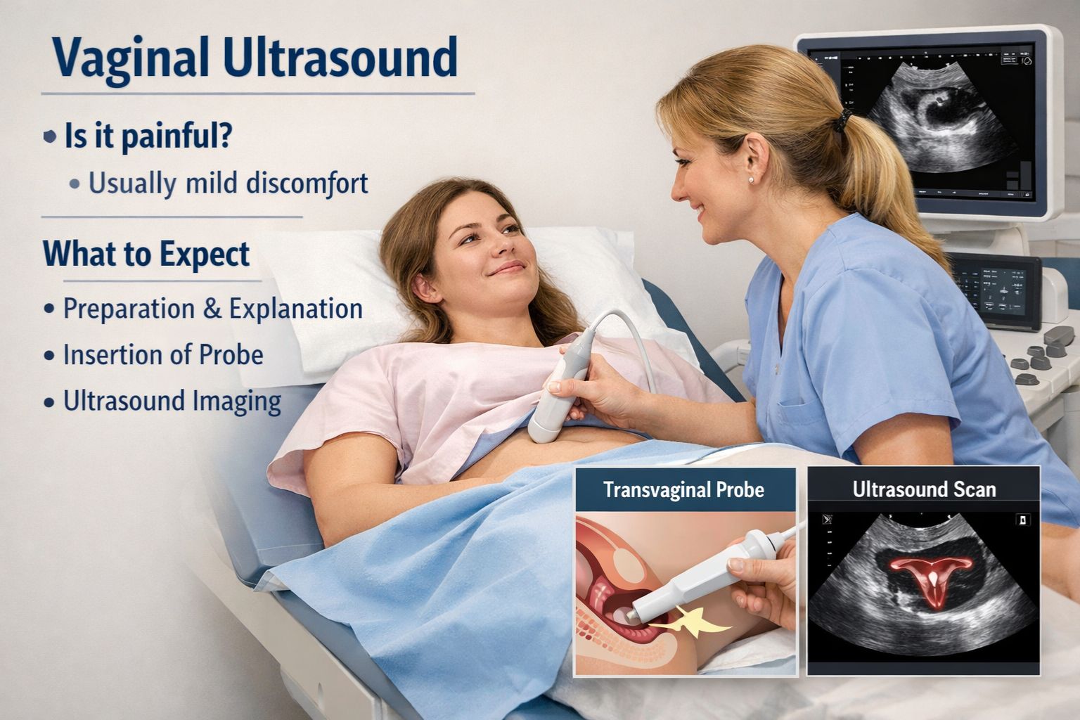 What Is Vaginal Ultrasound Is TVS Painful and What to Expect by Sishu Fertility.